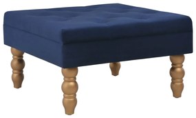 vidaXL Taburet, bleumarin, 60x60x36 cm, catifea