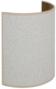 Aplică Brilagi SEMI 1xE27/15W/230V gri deschis