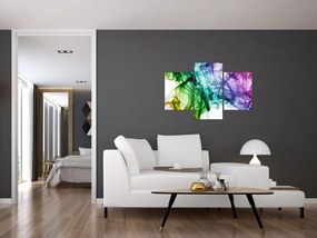 Tablou - fum colorat (90x60 cm)