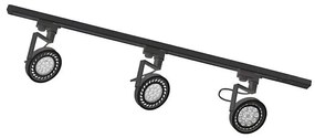 Zuma Line 3560 - Spot pentru șină MASTER, 3x GU10, 15W, 230V, negru