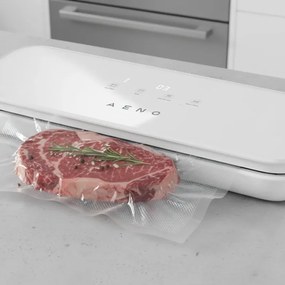 Aparat de vidat alimente AENO AVS0004W, 70 kPa, 4 moduri, Latime maxima a pungii de 30 cm, Functie automata, Buton Stop, LED, Alb