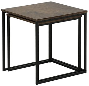 Set mese de cafea 2buc. Dennis (lemn închis). 1009391