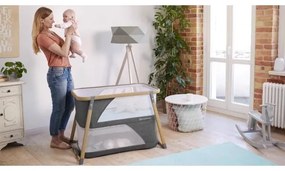 Pătuț de voiaj KINDERKRAFT  4 în 1 SOFI gri