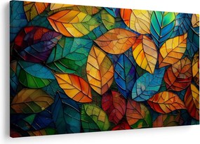 Tablou - Mozaic din frunze (90x60 cm)