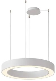 Lustra LED cu telecomanda design circular MARCO 100 CCT WH