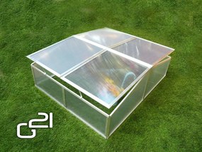 G21 Sera  din două piese 120 x 40 x 100, aluminiu