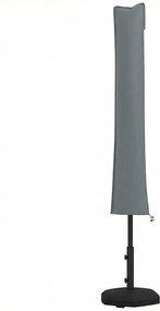 Outsunny Husă Impermeabilă pentru Umbrelă de Grădină cu Fermoar şi Şnur, 178x35/25 cm, Gri | Aosom Romania
