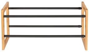 Pantofar negru/în culoare naturală telescopic din metal Ecori – Wenko