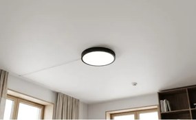 BRILAGI-LED Plafonieră de baie ZENNA cu senzor, LED/18W/230V, Ø 29,5 cm, IP44, neagră