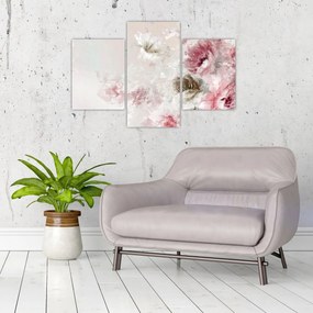 Tablou - Pictura flori roz (90x60 cm)