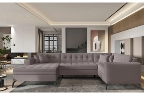 Coltar Living MONTEZ 340cm Maro Dreapta