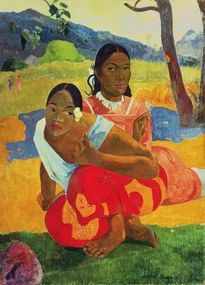 Reproducere Nafea Faaipoipo (When are you Getting Married?), 1892, Gauguin, Paul