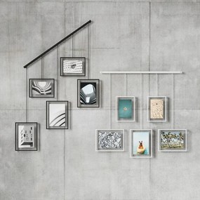 Rame negre de agățat din metal 5 buc 66x69 cm Exhibit – Umbra