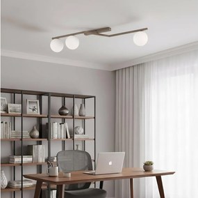 Plafonieră NATON 3xE14/10W/230V bej/alb