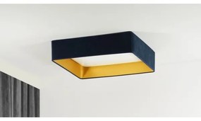 Brilagi-LED Lampă LED dimabilă VELVET SQUARE LED/36W/230V Wi‑Fi Tuya+telecomandă, albastru închis