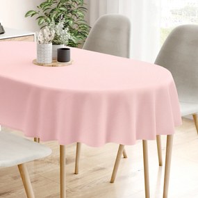 Goldea față de masă teflonată - roz tigrat - ovală 120 x 160 cm