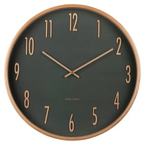 Karlsson 5996GR ceas de perete cu design verde,diametru 40 cm