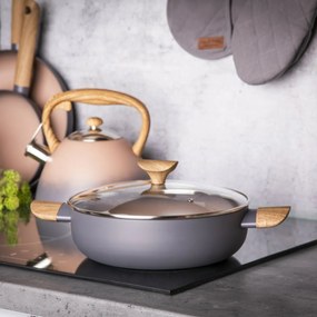 Valdinox Oală adâncă cu capac Morgan 26 cm, 3,4 l