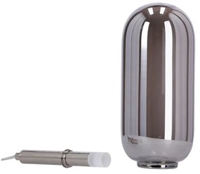 Lustră gri antracit LED cu abajur din sticlă ø 13 cm Fiuggi – Candellux Lighting