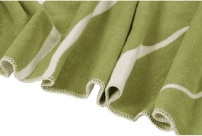 Pătură verde/crem 150x200 cm Felu – noo.ma