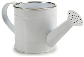 Husa ghiveci sub formă de stropitoare, metal, alb