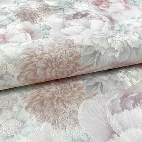 TAPET VINIL 3-1201, 10.05X1.06 M, LAVABIL, REZISTENT LA RAZELE UV, TRATAT ANTIBACTERIAN, ROZ/LILA