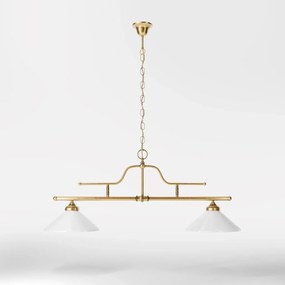 Lustra stil clasic italian din alama cu 2 brate Fiordo