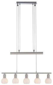 Lustră pe cablu BENEDIKT 5xE14/40W/230V Leuchten Direkt 11939-55