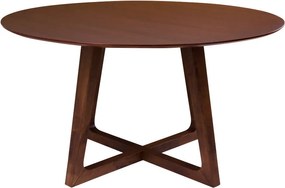 Hellerup masă rotundă 137x76 cm nuc