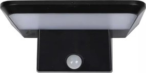 HÖFFTECH - Lampă solară LED de perete cu senzor, 5,5 V, 200 mAh, IP44