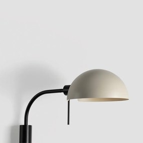 Aplica de perete metal ajustabila DOMINICA negru, bej
