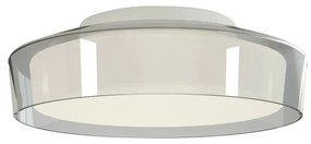 Plafoniera LED pentru baie din sticla NILO alb/transparent