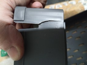 OFERTA Etajera multifunctionala pe roti MOBIX cu 3 cosuri, gri II. calitate