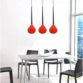 Lustra moderna Aga 3 RD/BK