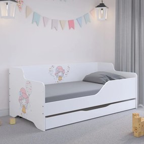 Pat pentru copii cu fetiţă 160x80 cm