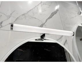 Iluminare LED pentru oglindă de baie, 10W, 230V, 45 cm, IP44, crom lucios