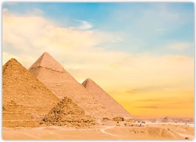 Tablou cu piramidele din Egipt (70x50 cm)