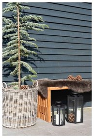 Bancă de grădină din lemn de tec House Nordic Benidorm, 90 x 30 cm