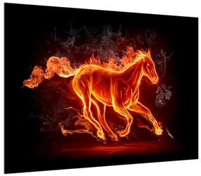 Tablou cu cal în foc (70x50 cm), în 40 de alte dimensiuni noi