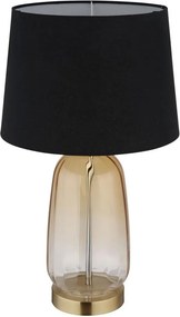 Globo 24142S - Lampă de masă CLASSY 1xE27/40W/230V negru/maro