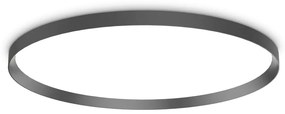 Plafoniera LED XXL moderna Fly pl d90 3000k negru