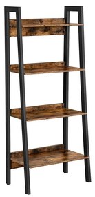 Bibliotecă NAVARO maro/negru