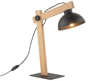 Lampă de masă OSLO 1xE27/15W/230V pin/negru