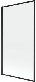 Mexen Alex paravan de baie cu cadru fix cu 1 canat 70 x 140 cm, ramă neagră fix - 893-070-000-70-70