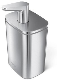 Dozator de săpun lichid argintiu din oțel inoxidabil 473 ml - simplehuman