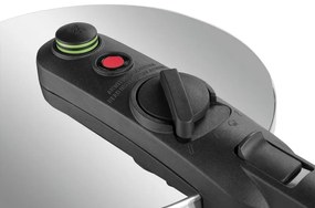 Oală sub presiune Zwilling EcoQuick II 64243422, 4 l, 22 cm, 2 setări, Supapă de siguranță, Oțel inoxidabil 18/10, Inducție, Argint