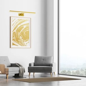 Aplică LED pentru tablouri PINTO LED/12W/230V aurie