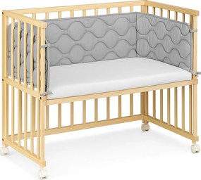 Aparatoare pentru patut co-sleeper 90x50 Kidizi Grey Deluxe