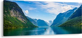 Tablou - Lacul Lovatnet (120x50 cm)