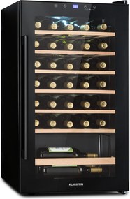 Klarstein Barossa 32 Uno, frigider pentru vin, 1 zonă, 95 litri/ 36 de sticle, ecran tactil